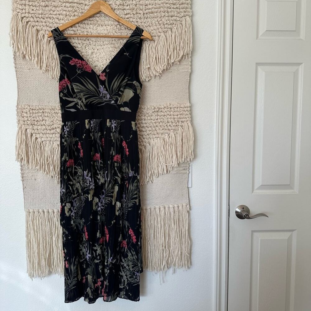 Ted Baker London Malinae Highland Tiered Pleated Midi Dress